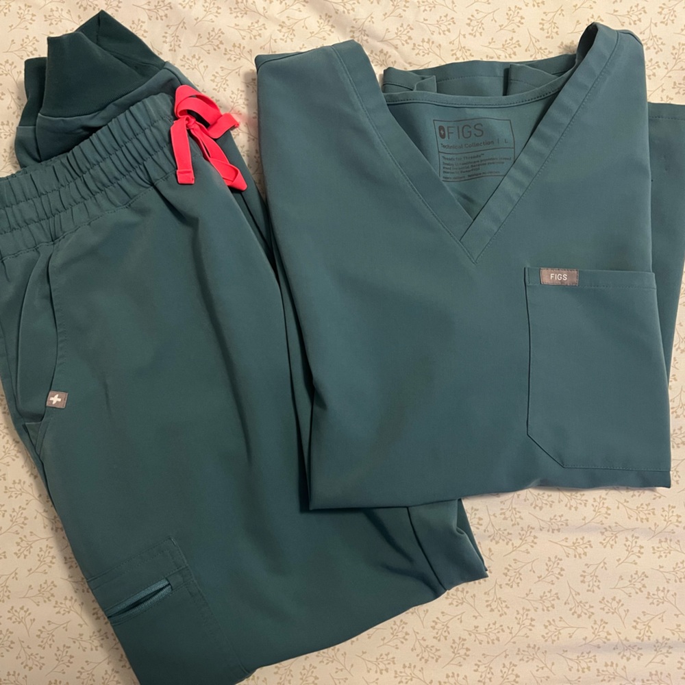 Hydro green Figs- OG scrunch and high waist